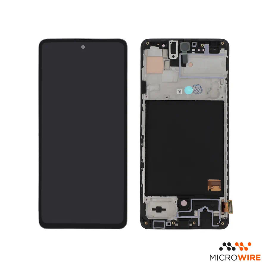 Pantalla LCD con Marco Samsung Galaxy A51 4G Soft Oled