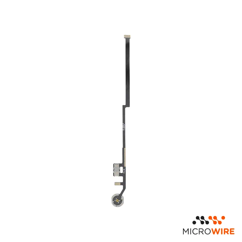 Flex Botón Home y Sensor de Huella Digital iPad 7 8 9 Plateado
