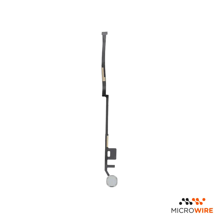 Flex Botón Home y Sensor de Huella Digital iPad 7 8 9 Plateado