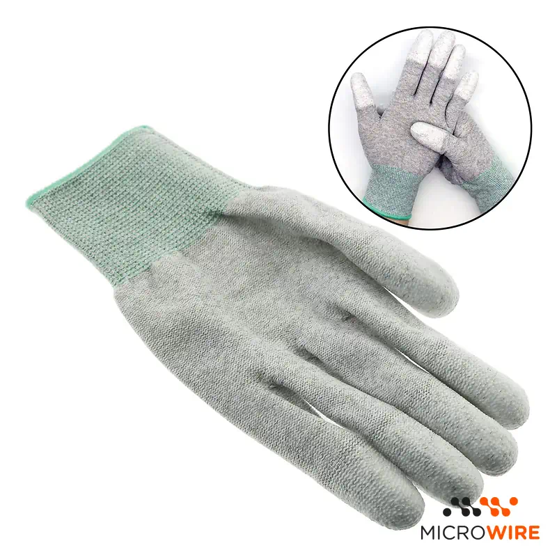 Guantes de Protección Antiestática - Talla M