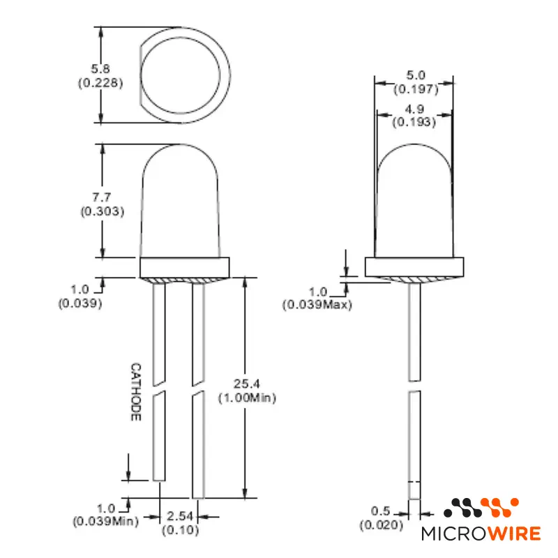 Kit Emisor y Receptor LED IR 5MM