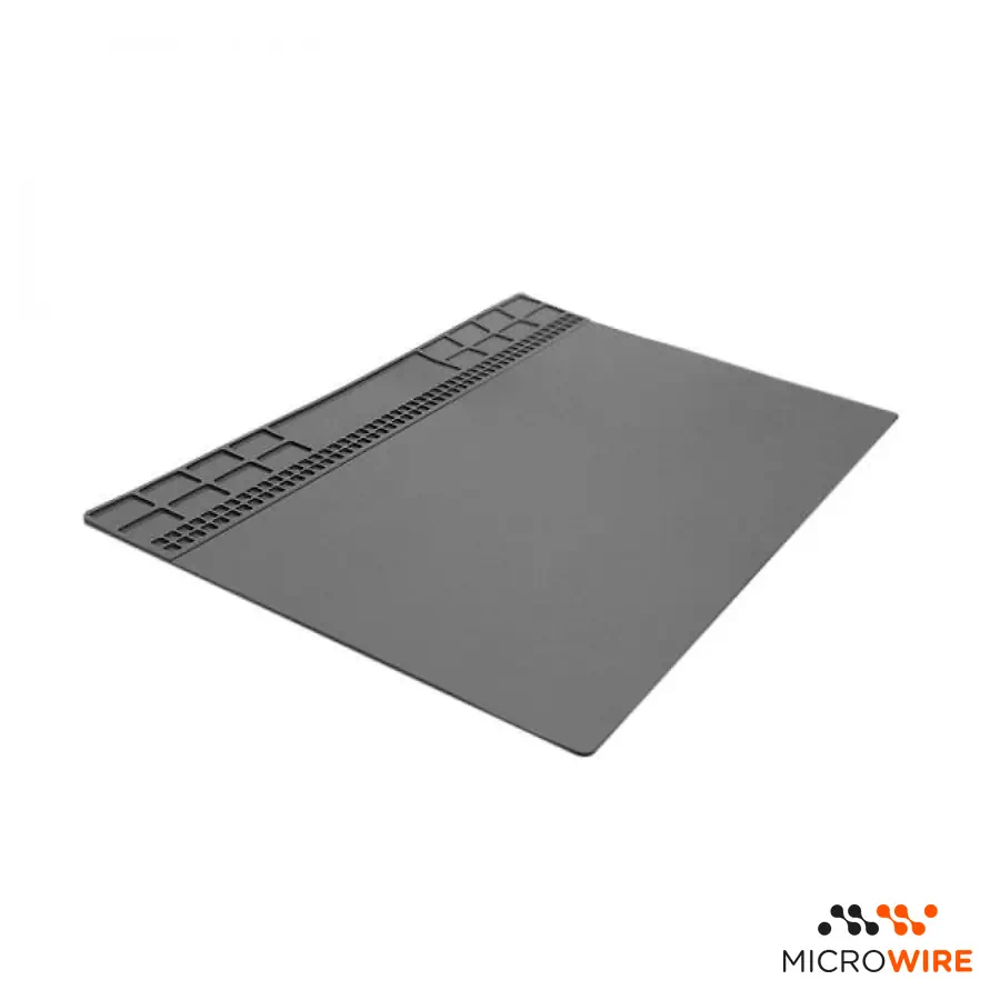 Alfombrilla de Silicona Antiestática Profesional Gris