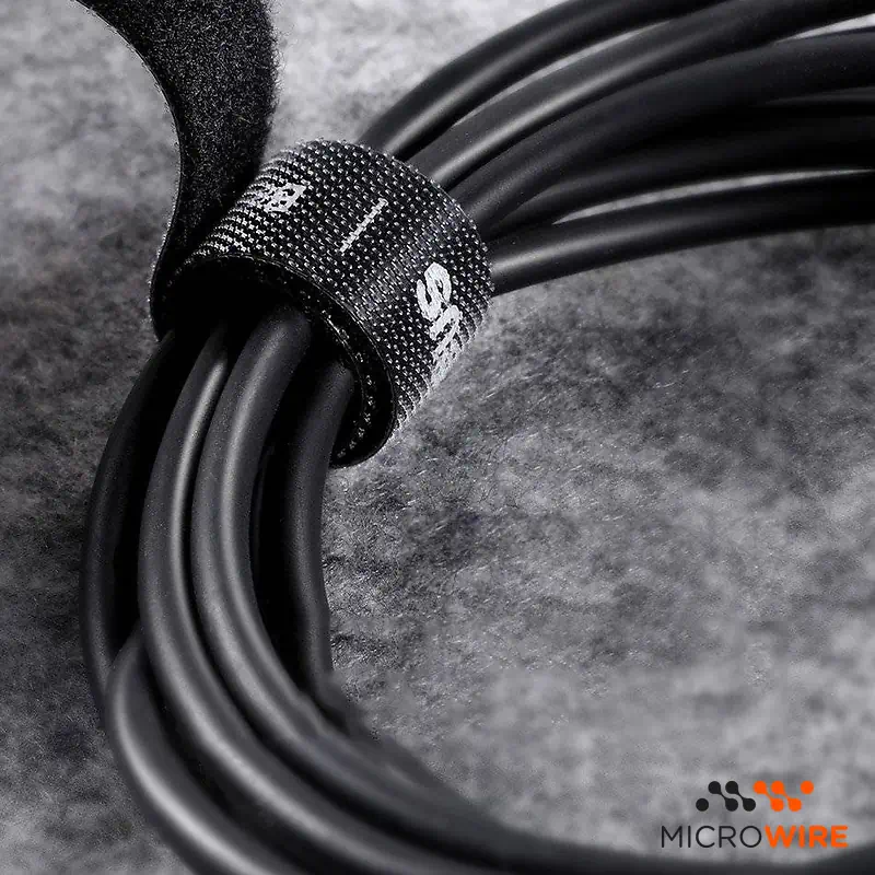 Baseus Organizador de Cables Velcro 3m Negro