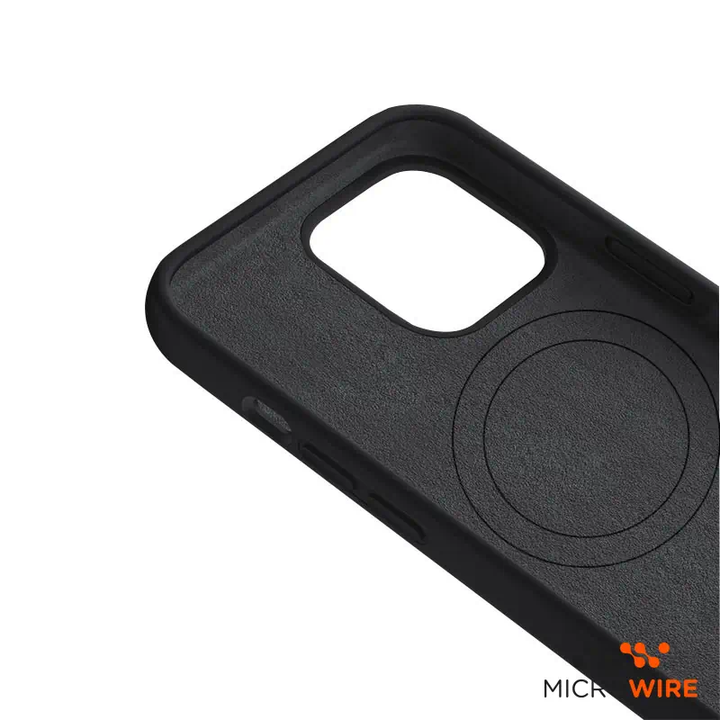 Funda Silicona Negra MagSafe iPhone 16 Pro Max