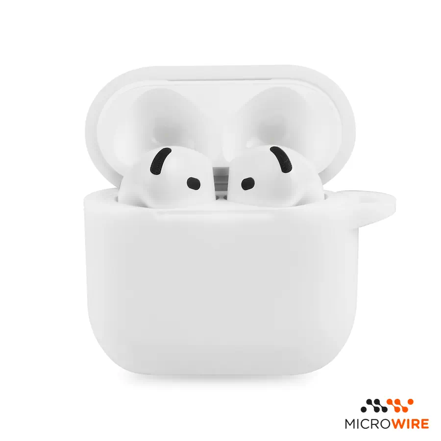 Funda Silicona Apple AirPods 4ª Gen Blanca