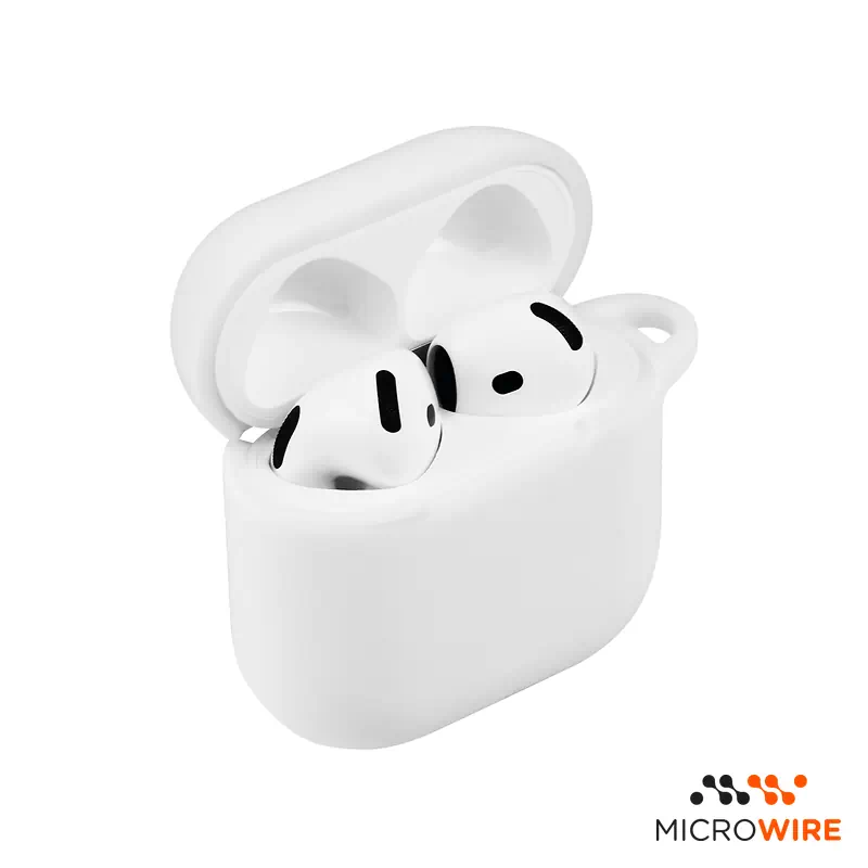 Funda Silicona Apple AirPods 4ª Gen Blanca
