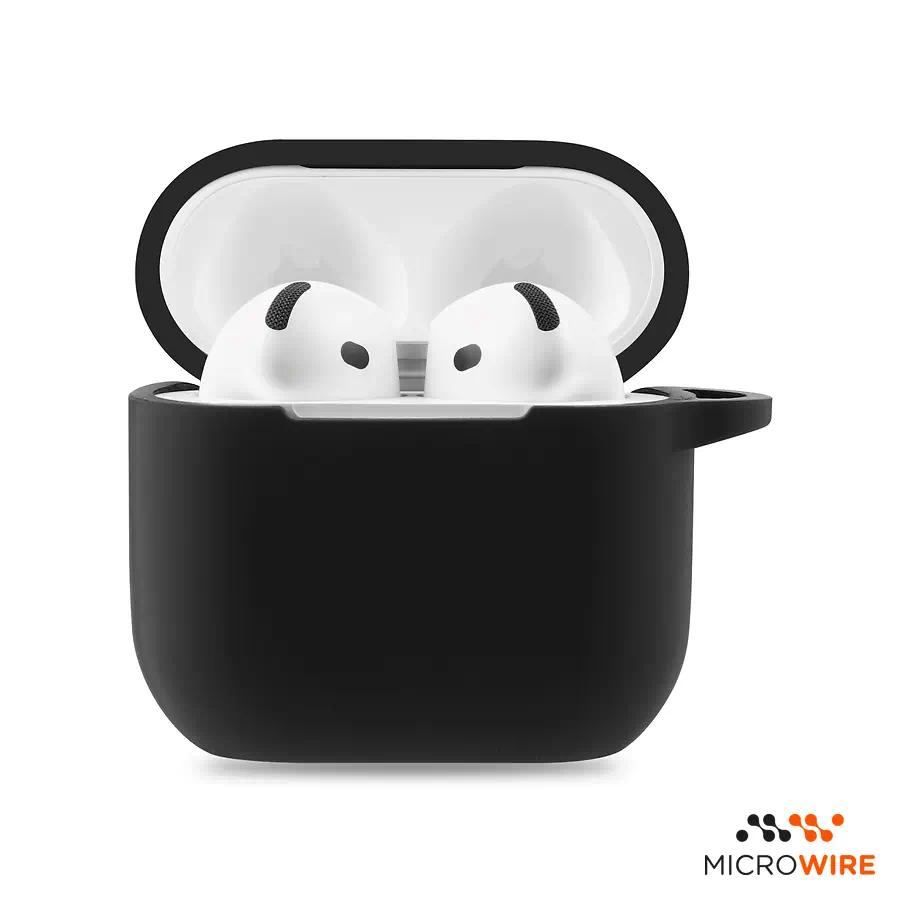 Funda Silicona Apple AirPods 4ª Gen Negra