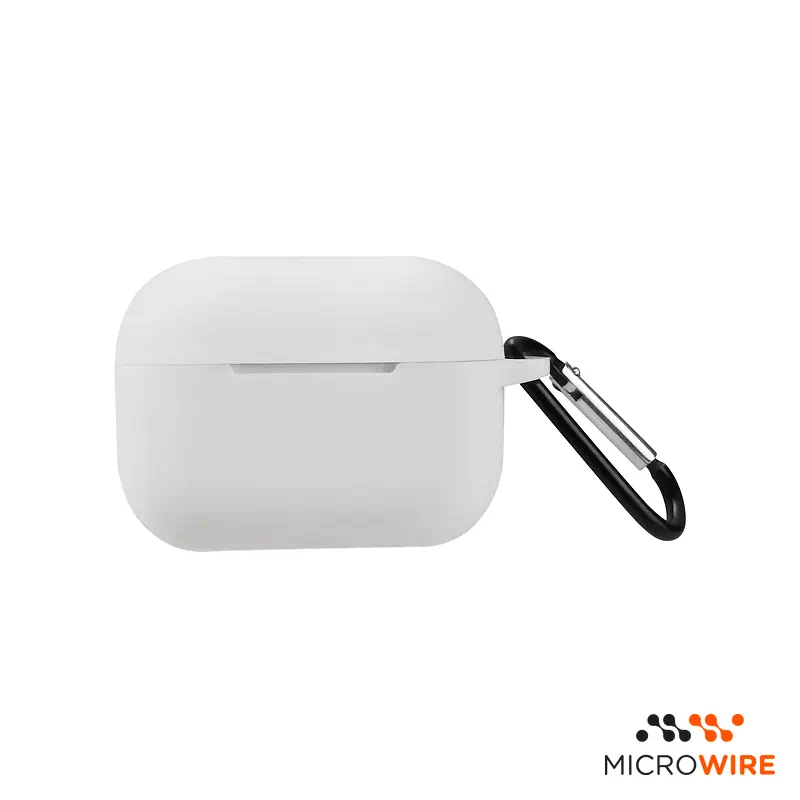 Funda Silicona Apple AirPods Pro 1 y 2 Blanca