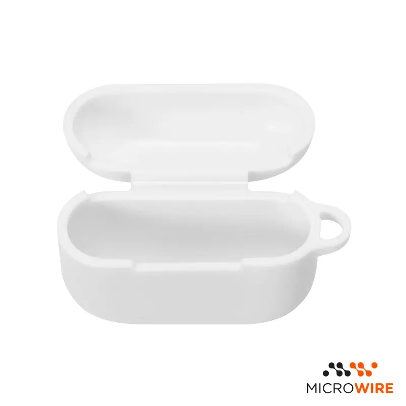 Funda Silicona Apple AirPods Pro 1 y 2 Blanca