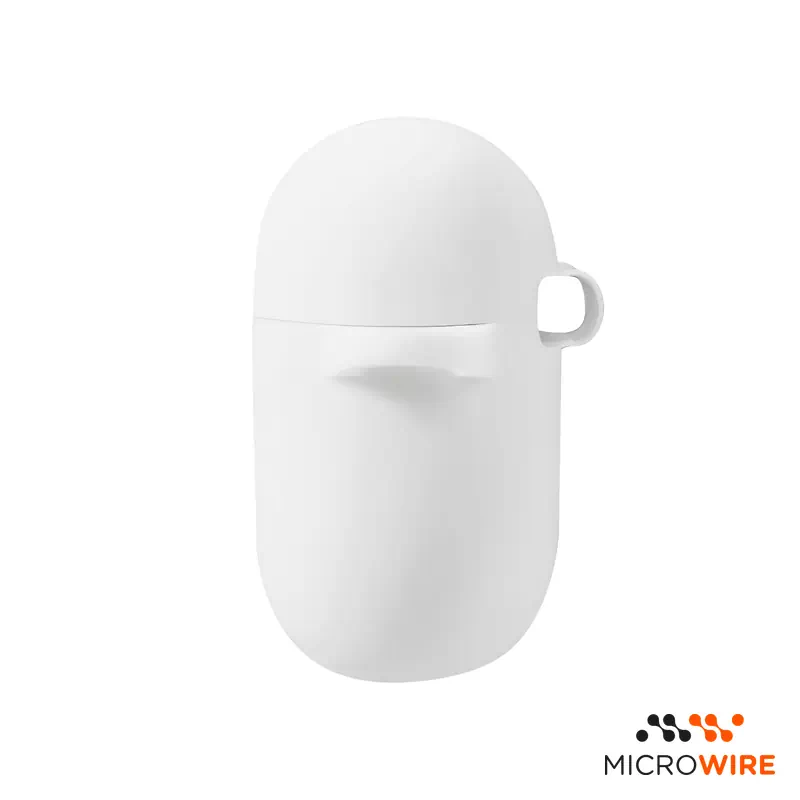 Funda Silicona Apple AirPods Pro 1 y 2 Blanca