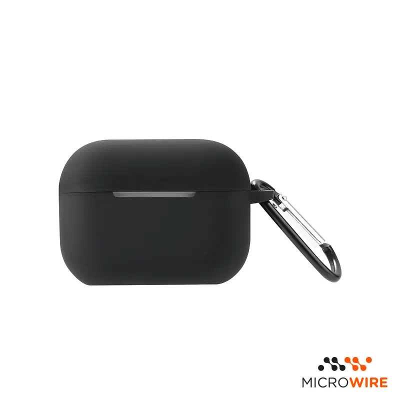 Funda Silicona Apple AirPods Pro 1 y 2 Negra