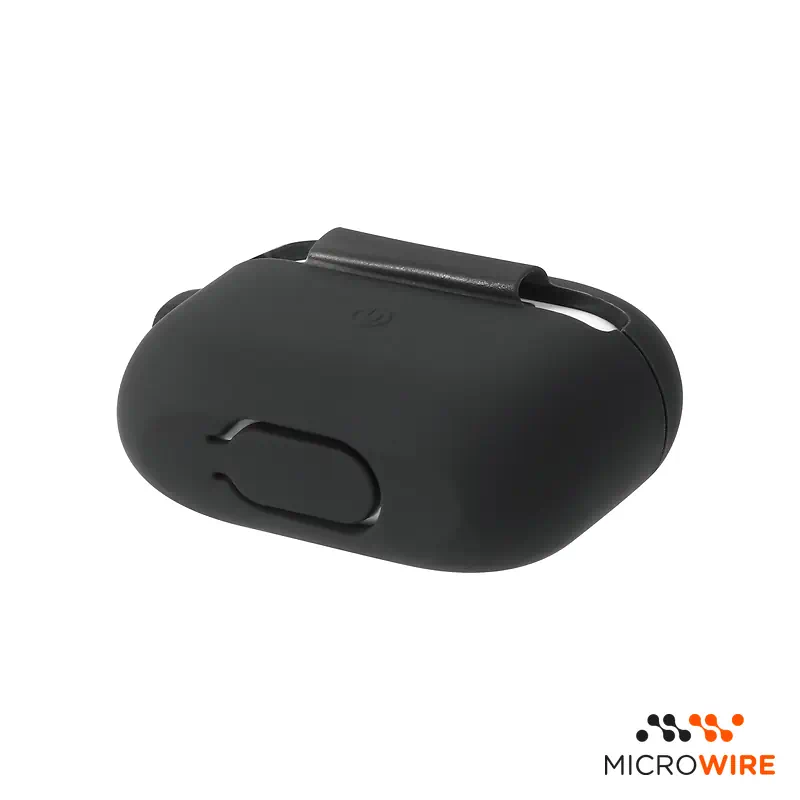 Funda Silicona Apple AirPods Pro 1 y 2 Negra