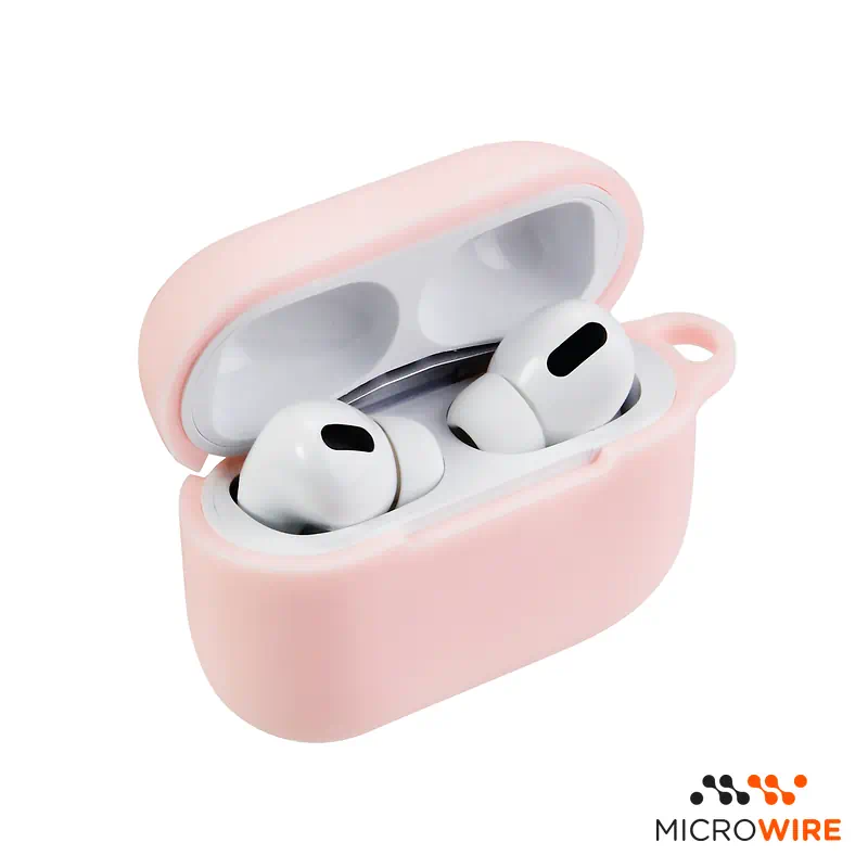 Funda Silicona Apple AirPods Pro 1 y 2 Rosa