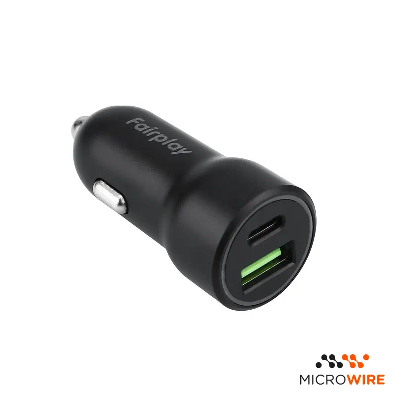 Cargador USB-C Negro 20W