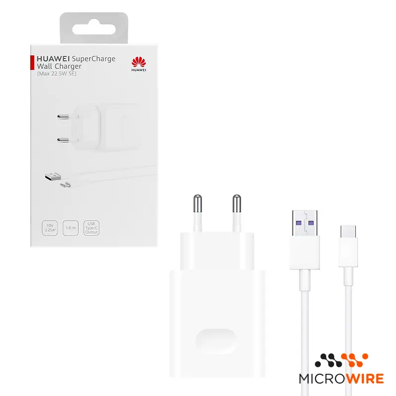 Cargador y Cable Huawei SuperCharge 22.5W