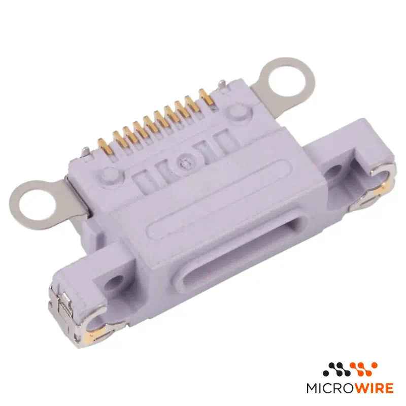 Conector de Carga para iPhone 14 y Plus Morado