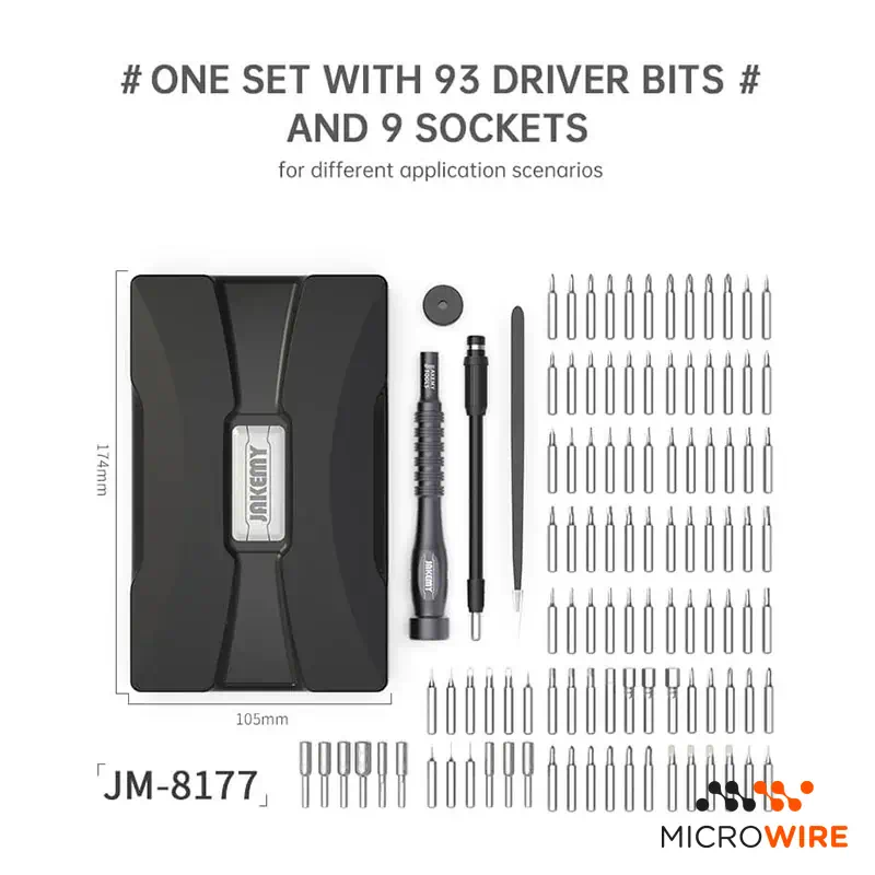 Juego de Destornilladores de Precisión JM-8177
