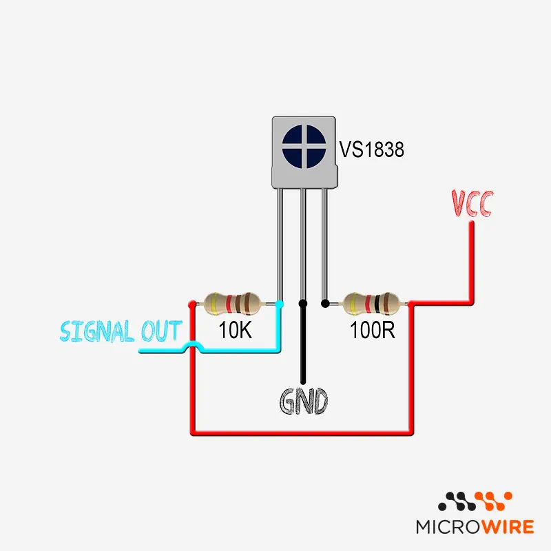 Receptor Infrarrojo IR VS1838